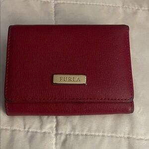 Furla Red Leather Wallet